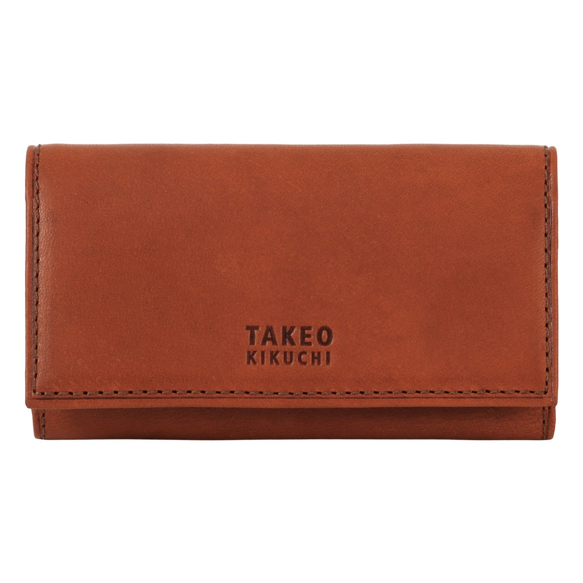 TAKEO KIKUCHI タケオ キクチ キーケース 鍵入れ 鍵 4連 コンパクト 小さめ メンズ 740602 ヘリテージ カジュアル ヌメ 牛革 本革 レザー 40周年 ブラウン