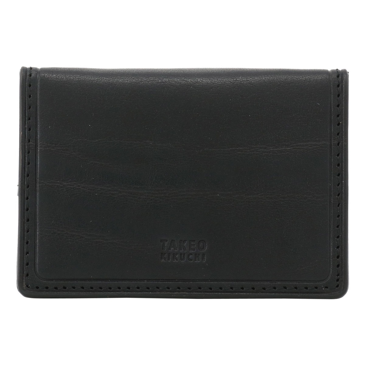 TAKEO KIKUCHI タケオ キクチ コインケース BOX型 本革 メンズ コルティ 742622 小銭入れ 牛革 レザー ブラック