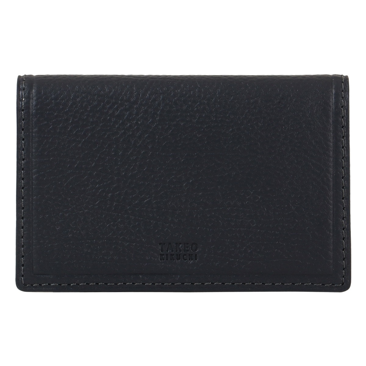 TAKEO KIKUCHI タケオ キクチ 名刺入れ ささマチ カードケース カード入れ カード収納 メンズ 742632 クォーター 牛革 本革 レザー ネイビー