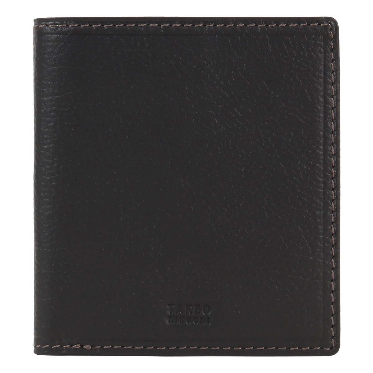 TAKEO KIKUCHI タケオ キクチ 二つ折り財布 財布 二つ折り ミニ財布 純札 小銭入れなし メンズ 742633 クォーター 牛革 本革 レザー ブラック