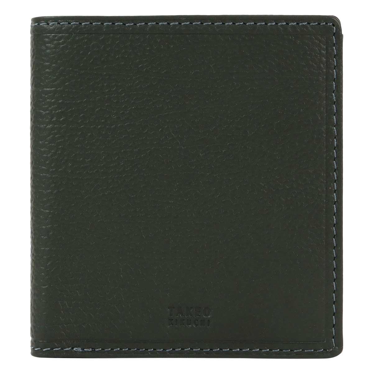 TAKEO KIKUCHI タケオ キクチ 二つ折り財布 財布 二つ折り ミニ財布 純札 小銭入れなし メンズ 742633 クォーター 牛革 本革 レザー グリーン