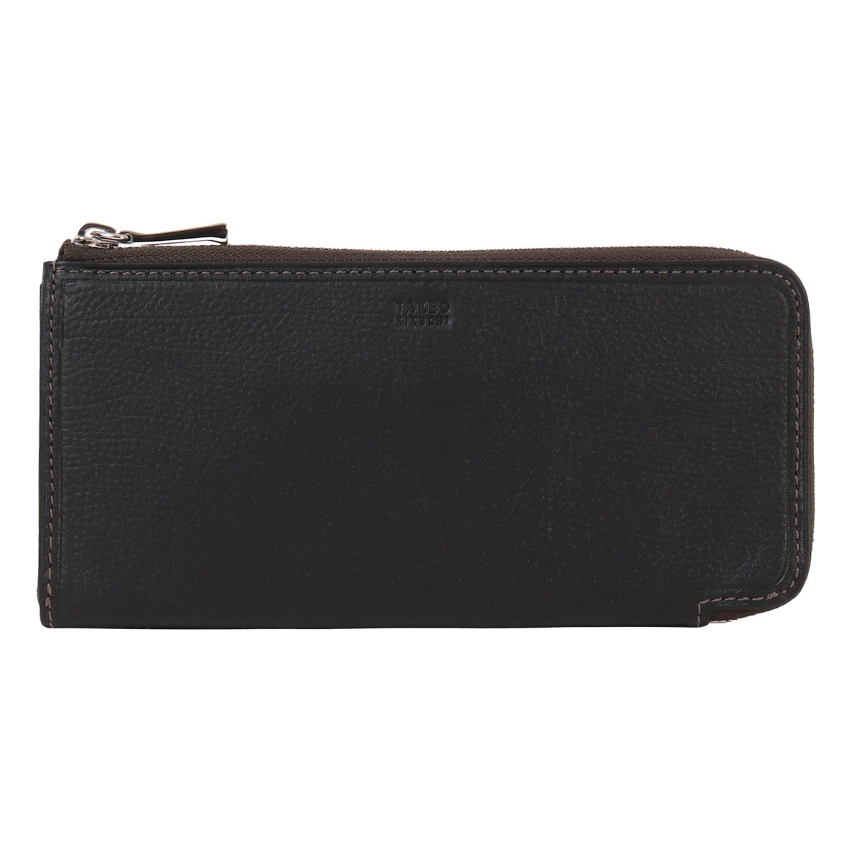 TAKEO KIKUCHI タケオ キクチ L字ファスナー長財布 財布 L字ファスナー カード収納 メンズ 742636 クォーター 牛革 本革 レザー ブラック