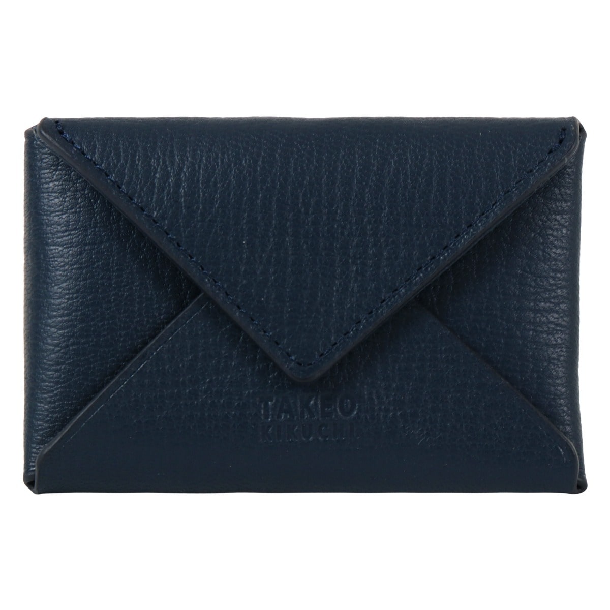 TAKEO KIKUCHI タケオ キクチ コインケース 本革 軽量 メンズ 744611 クラーク カードケース ネイビー