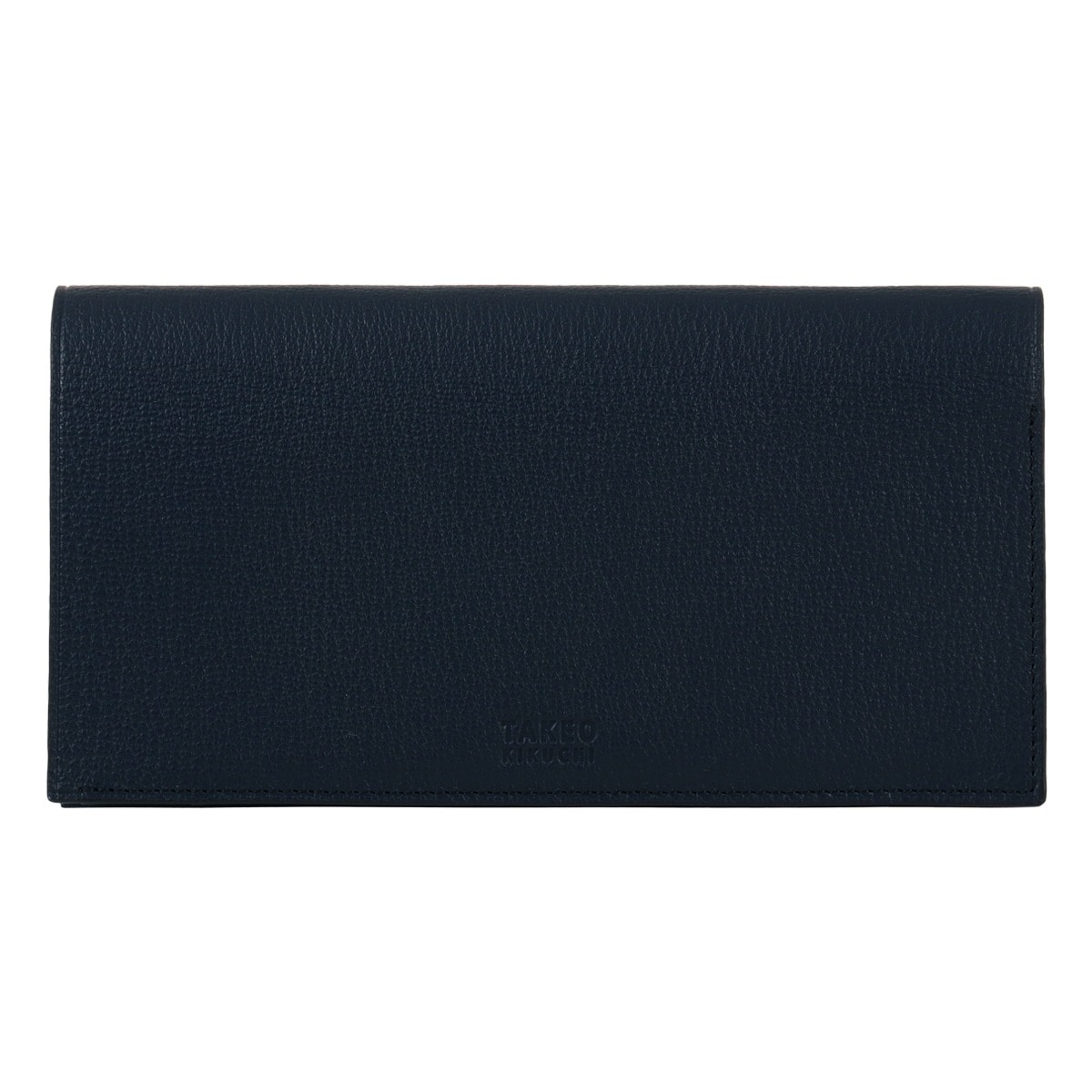 TAKEO KIKUCHI タケオ キクチ 長財布 本革 軽量 メンズ 744615 クラーク 札入れ 小銭入れなし 薄型 レザー 財布 ネイビー