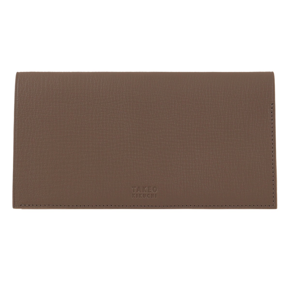 TAKEO KIKUCHI タケオ キクチ 長財布 本革 軽量 メンズ 744615 クラーク 札入れ 小銭入れなし 薄型 レザー 財布 トープ