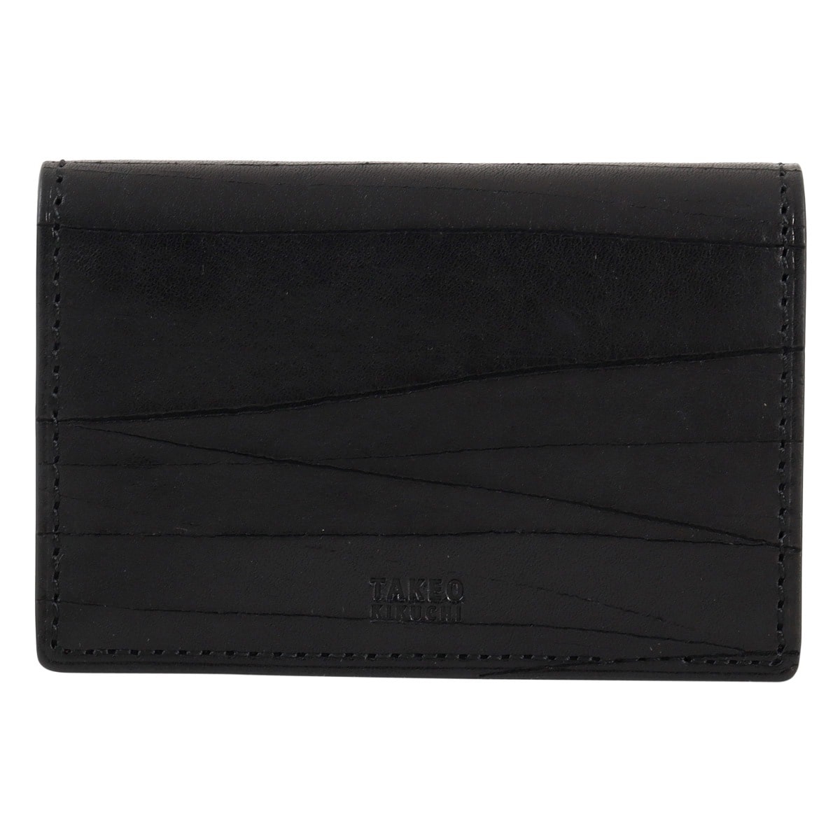 TAKEO KIKUCHI タケオ キクチ 名刺入れ ハーベイ 本革 レザー 747612 メンズ カードケース 牛革 ブラック