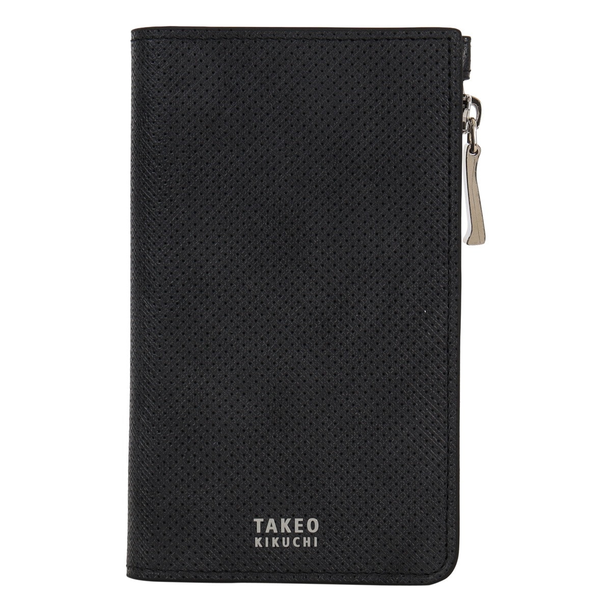 TAKEO KIKUCHI タケオ キクチ カードケース カード入れ 小銭入れ 二つ折り ビジネス オフィス カジュアル メンズ 752601 オルフェーノ 牛革 レザー 本革 ブラック