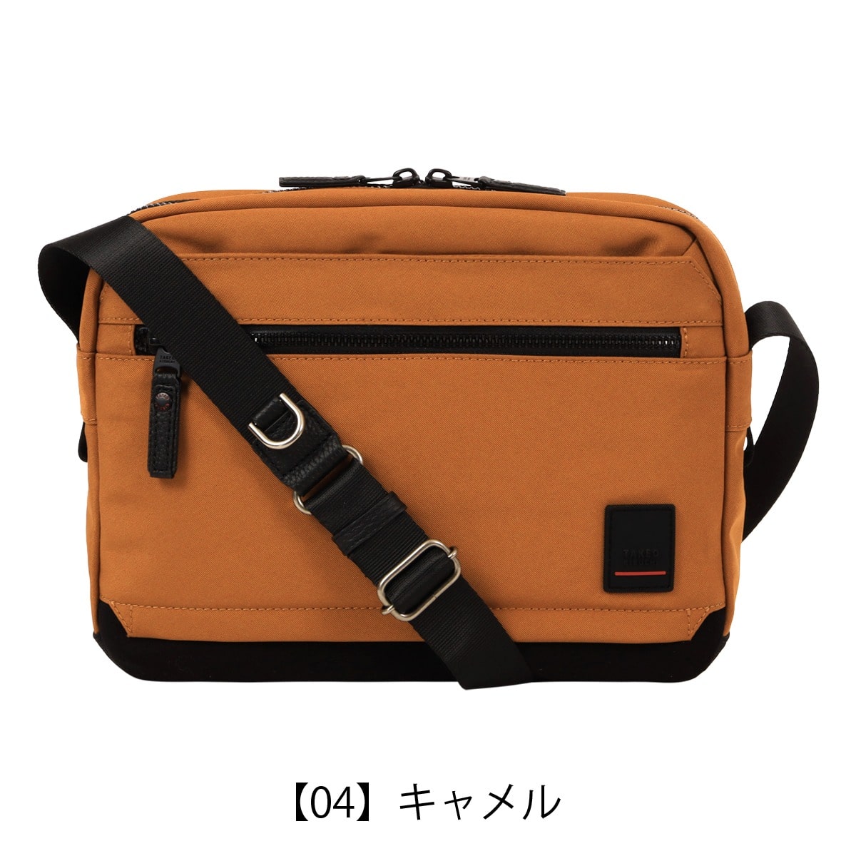 TAKEO KIKUCHI タケオ キクチ ショルダーバッグ B5 メンズ 横型ショルダー ASTON アストン 755102 ビジネスバッグ ビジネス カジュアル 弱撥水加工 ブラック 【01】ブラック -