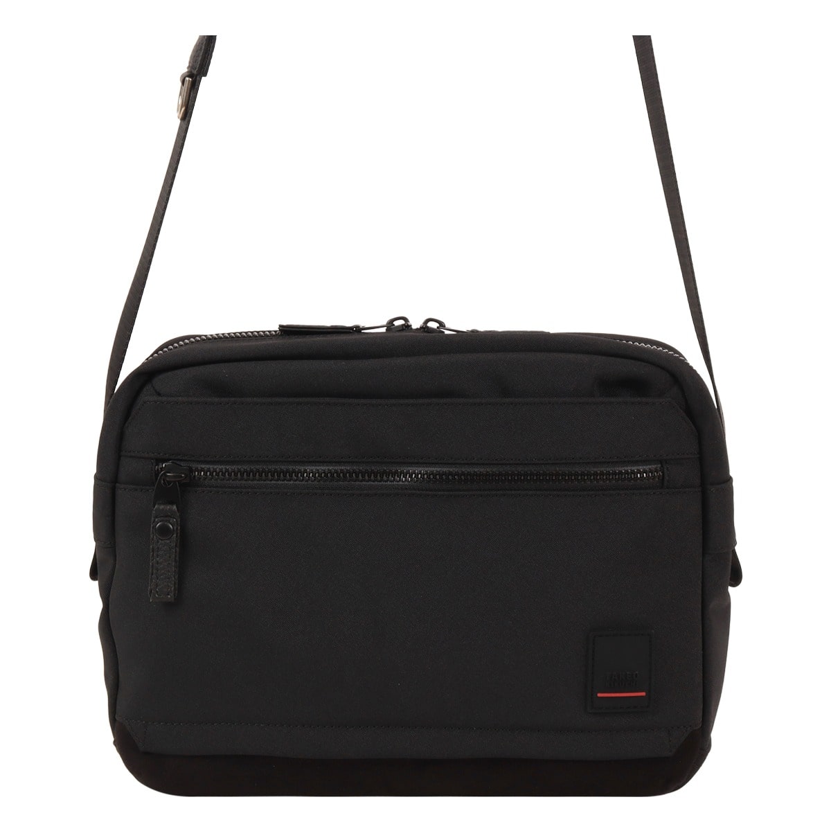 TAKEO KIKUCHI タケオ キクチ ショルダーバッグ B5 メンズ 横型ショルダー ASTON アストン 755102 ビジネスバッグ ビジネス カジュアル 弱撥水加工 ブラック 【01】ブラック -