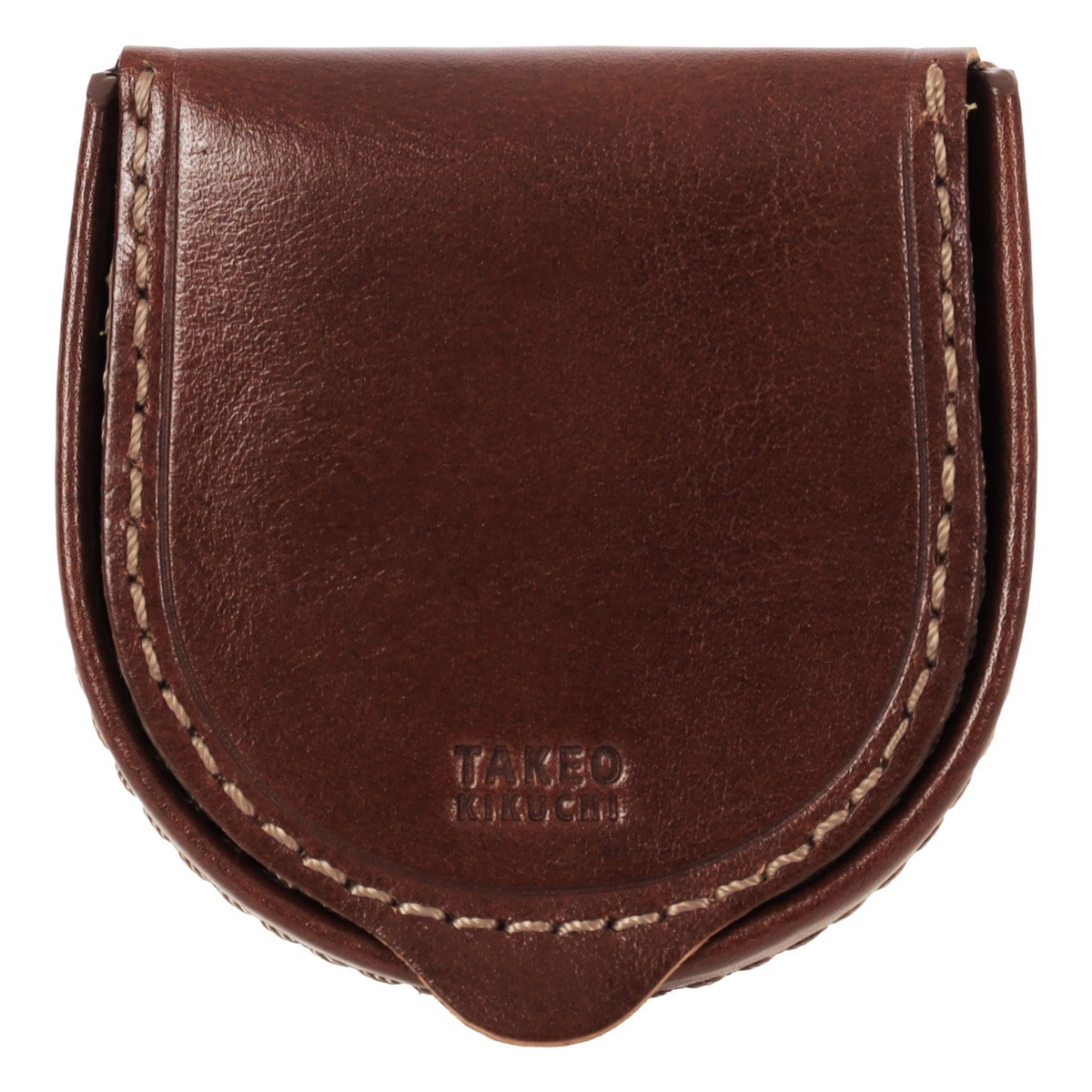 TAKEO KIKUCHI タケオ キクチ コインケース 小銭入れ メンズ レディース 馬蹄小銭入れ Idea イデア 756601 本革 牛革 レザー ブラウン