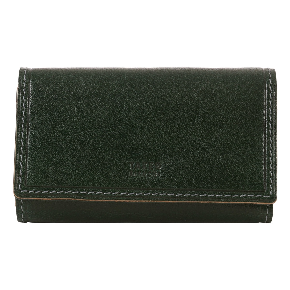 TAKEO KIKUCHI タケオ キクチ キーケース カードケース 鍵入れ キーフック 5連 Idea イデア メンズ レディース 756603 本革 牛革 レザー 通勤 通学 グリーン