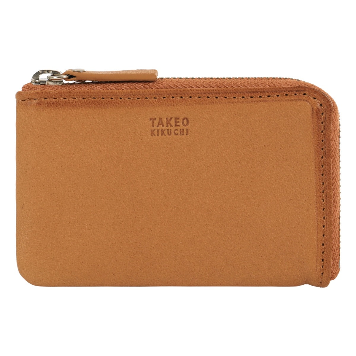 TAKEO KIKUCHI タケオ キクチ コインケース メンズ 本革 カードケース 小銭入れ カード入れ キーケース マルチケース 790601 クロードⅡ 羊革 レザー 薄型 シープスキン カジュアル ビジネス フォーマル 会社 プレゼント ギフト キャメル