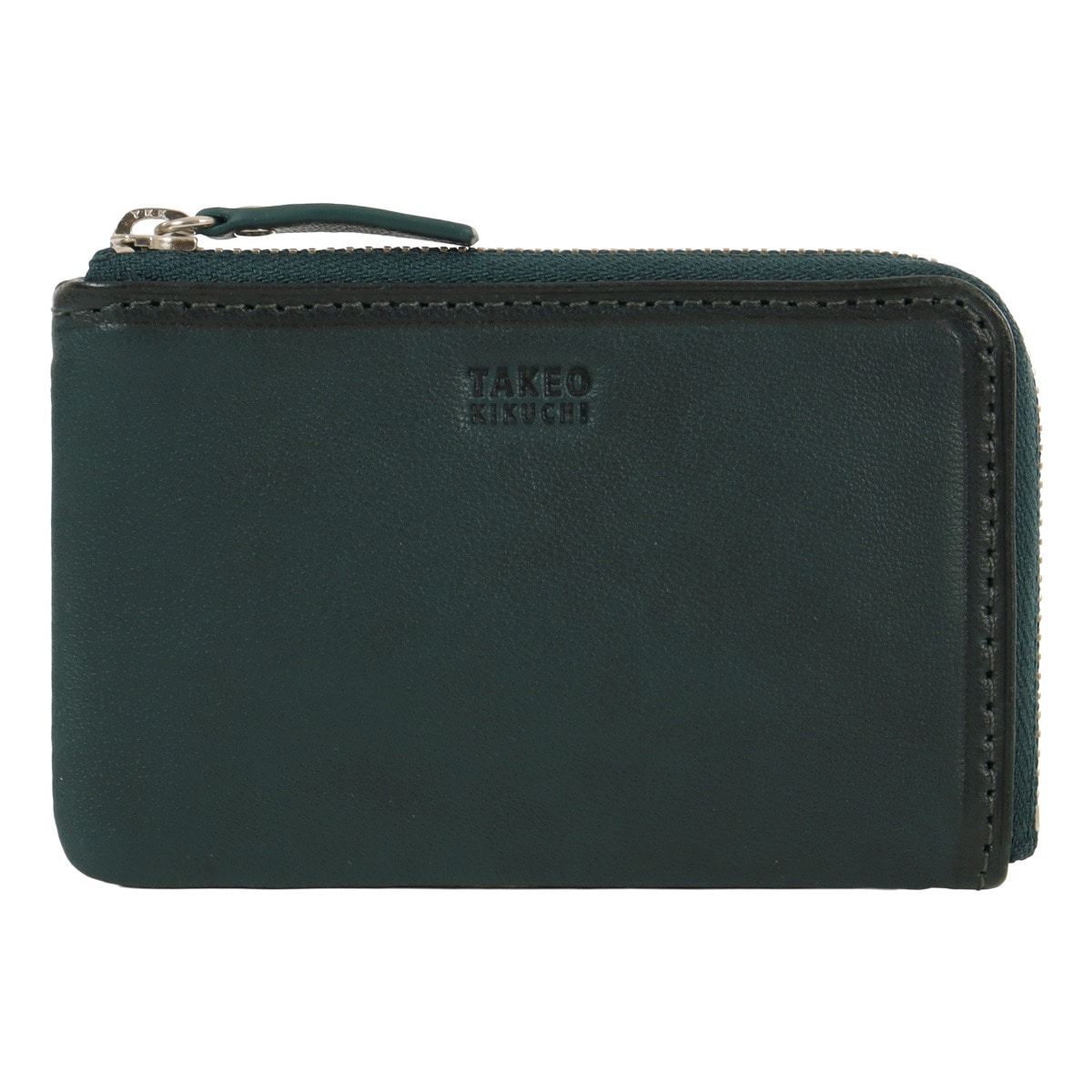 TAKEO KIKUCHI タケオ キクチ コインケース メンズ 本革 カードケース 小銭入れ カード入れ キーケース マルチケース 790601 クロードⅡ 羊革 レザー 薄型 シープスキン カジュアル ビジネス フォーマル 会社 プレゼント ギフト グリーン