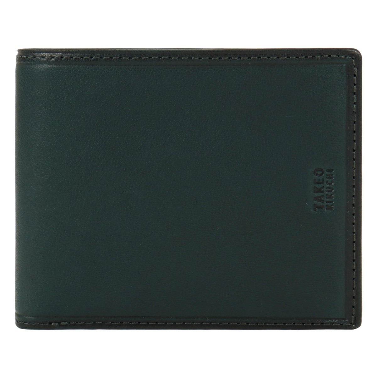 TAKEO KIKUCHI タケオ キクチ 財布 メンズ 本革 二つ折り 二つ折り財布 折り財布 コンパクト ミニウォレット 小銭入れ 札入れ 790604 クロードⅡ 羊革 レザー 薄型 シープスキン カジュアル ビジネス フォーマル 会社 出張 プレゼント ギフト グリーン