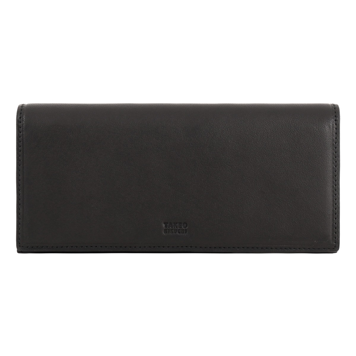 TAKEO KIKUCHI タケオ キクチ 長財布 メンズ 本革 財布 ロングウォレット 長札 札入れ 小銭入れ 790605 クロードⅡ レザー 薄型 シープスキン カジュアル ビジネス フォーマル 会社 出張 プレゼント ギフト ブラック