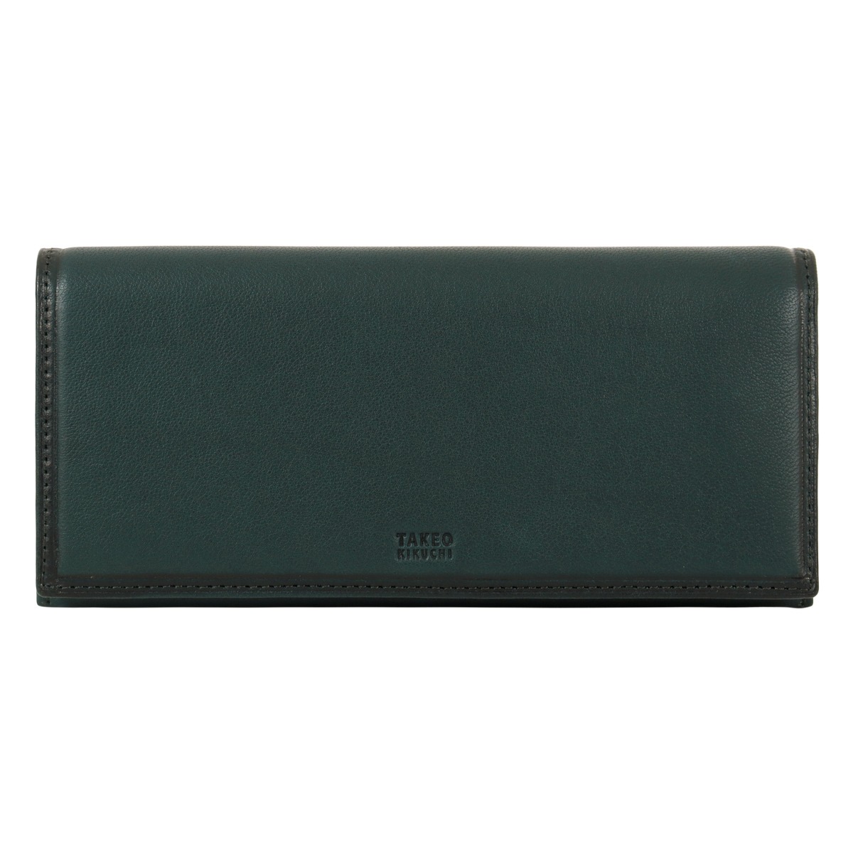 TAKEO KIKUCHI タケオ キクチ 長財布 メンズ 本革 財布 ロングウォレット 長札 札入れ 小銭入れ 790605 クロードⅡ レザー 薄型 シープスキン カジュアル ビジネス フォーマル 会社 出張 プレゼント ギフト グリーン