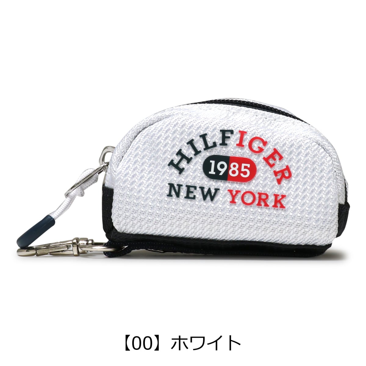 トミー ヒルフィガー ゴルフ ボールポーチ ボールケース ボール入れ 2個収納 メンズ THMG3FBT ミックス Tommy Hilfiger  GOLF ミニポーチ