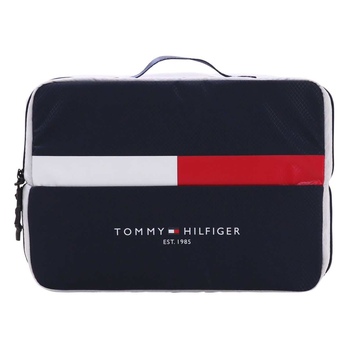 Tommy Hilfiger トミーヒルフィガー ゴルフ シューズケース シューズ入れ 靴入れ シューズバッグ メンズ THMG4SEA シグネチャー GOLF ネイビー