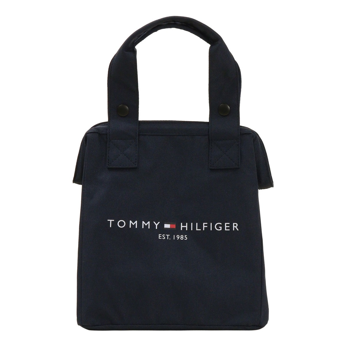Tommy Hilfiger トミーヒルフィガー ゴルフ 保冷バッグ ラウンドトート メンズ THMG4SEE クールバッグ ハンドル GOLF 保冷機能 ペットボトル収納 ネイビー