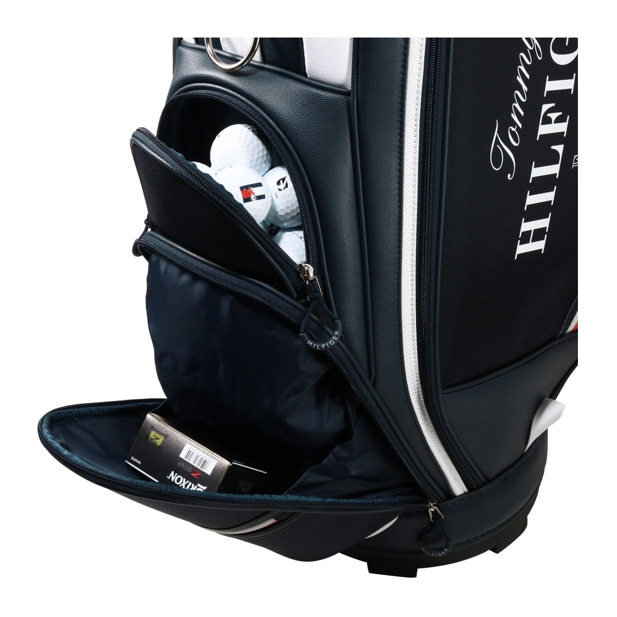 Tommy Hilfiger トミーヒルフィガー ゴルフ キャディバッグ カート型 5