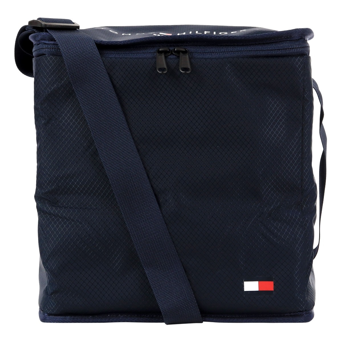 Tommy Hilfiger トミーヒルフィガー ゴルフ 保冷バッグ コンパクト ラウンドトート メンズ THMG5SEB クールバッグ ハンドル GOLF 保冷機能 ペットボトル収納 ネイビー