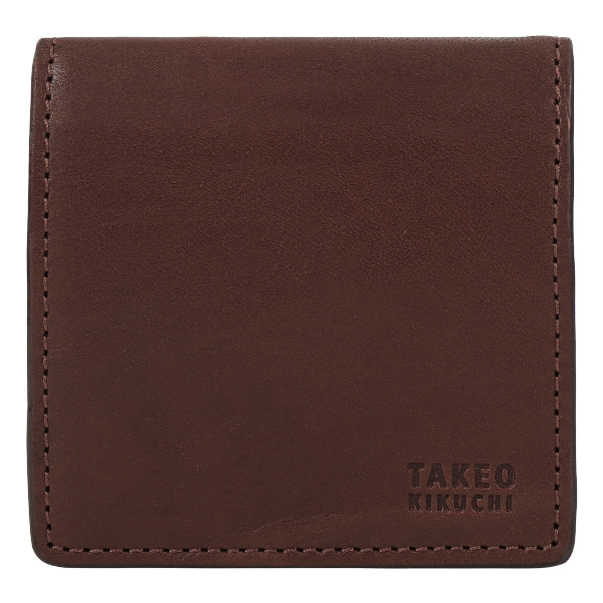 TAKEO KIKUCHI タケオ キクチ BOX型小銭入れ 本革 BOX型 メンズ tkw-00331 スクイーズ チョコ