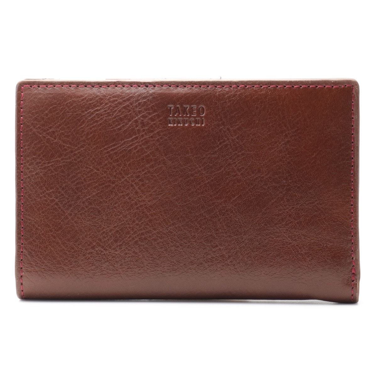TAKEO KIKUCHI タケオキクチ ミドルウォレット 二つ折り財布 TKW-00421 別注モデル トリトーニ ブラウン