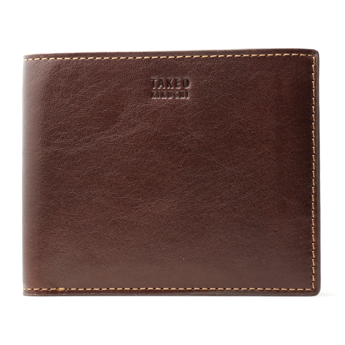 TAKEO KIKUCHI タケオキクチ 二つ折り財布 TKW-00422 別注モデル トリトーニ チョコ