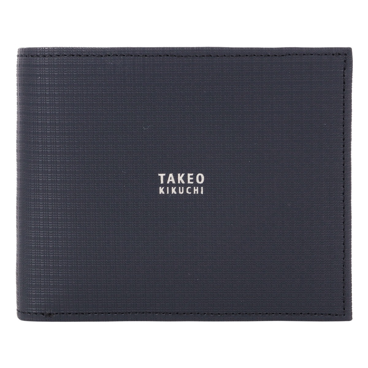 TAKEO KIKUCHI タケオ キクチ 二つ折り財布 本革 薄型軽量 メンズ 日本製 tkw-00521 トリプルエンボス コン