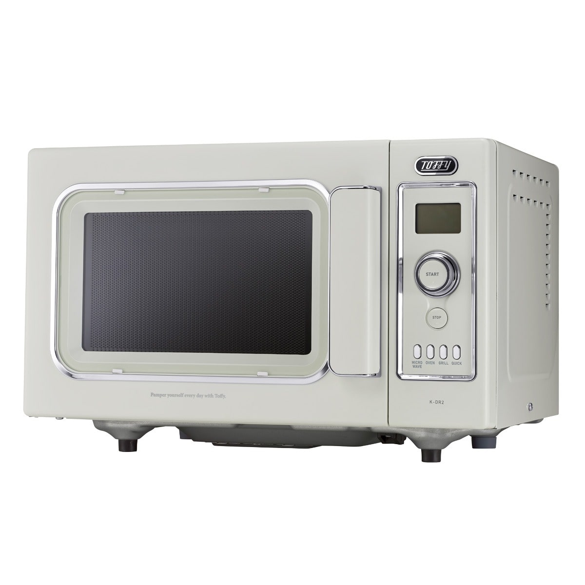 Toffy トフィー オーブングリルレンジ K-DR2 ASH-WHITE