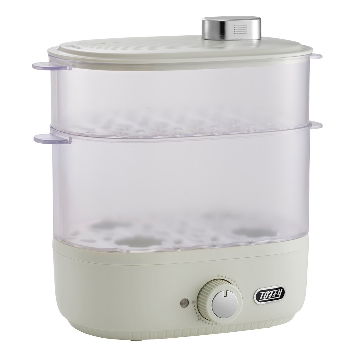 Toffy トフィー コンパクトフードスチーマー K-FS1 ASH-WHITE