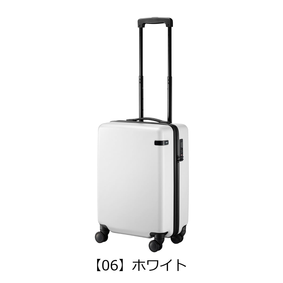 ace.TOKYO エーストーキョー スーツケース キャリーバッグ 機内持ち込み TSAロック 34L 55cm 2.9kg コーナーストーン2Z 06861 双輪キャスター ホワイト 【06】ホワイト -