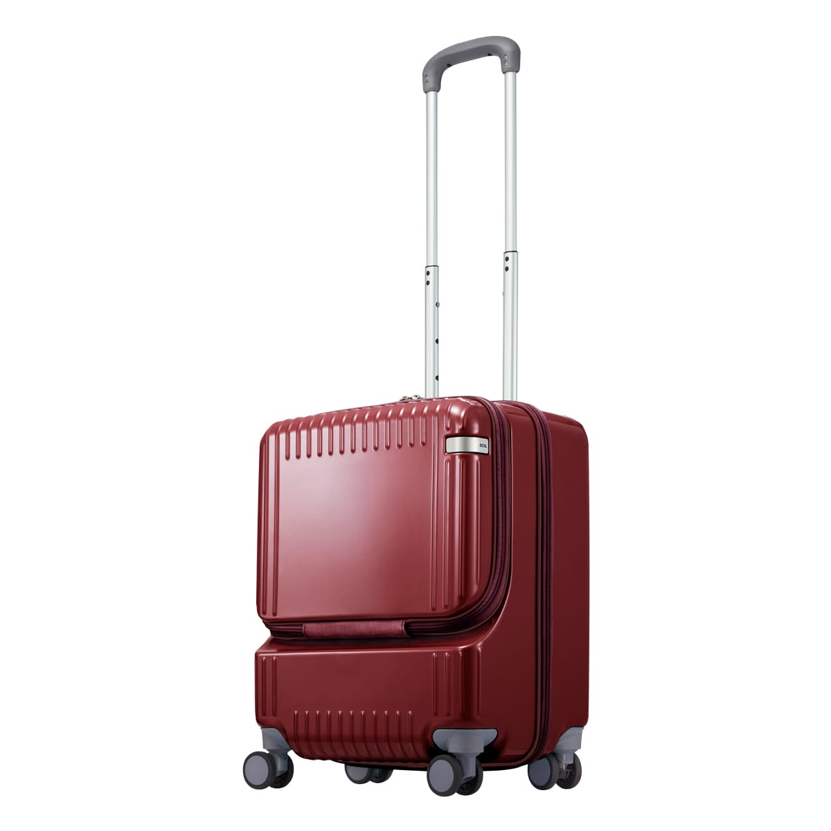 ace.TOKYO エーストーキョー スーツケース キャリーバッグ 機内持ち込み TSAロック 37L 50cm 3.2kg パリセイド3Z 06912 フロントオープン キャスターストッパー 抗菌生地 レッド