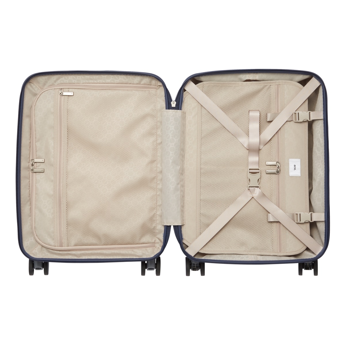 ace.TOKYO エーストーキョー スーツケース キャリーバッグ 機内持ち込み TSAロック 32L 53cm 3.0kg パリセイド3Z 06913 キャスターストッパー 抗菌生地 ブラックカーボン 【02】ブラックカーボン -