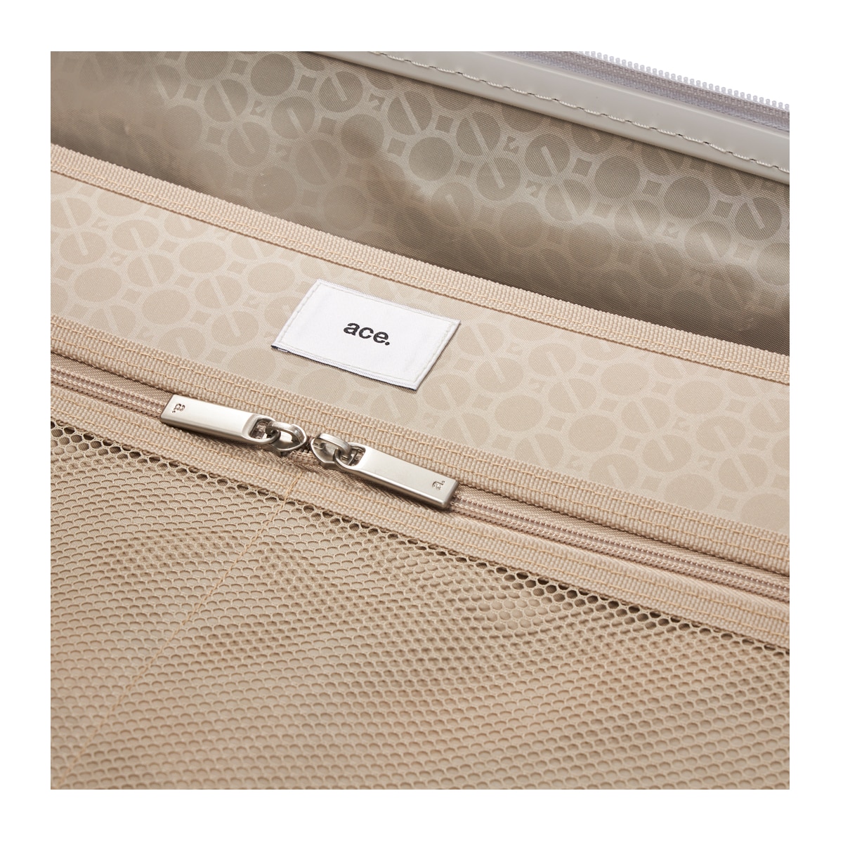 ace.TOKYO エーストーキョー スーツケース キャリーバッグ TSAロック 52L 63cm 3.9kg パリセイド3Z 06914 キャスターストッパー 抗菌生地 ホワイトカーボン 【06】ホワイトカーボン -