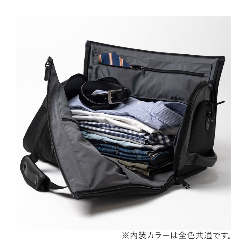 シムクリア ボストンバッグ ガーメントバッグ リュック 16インチPC 4WAY ツナグバッグ メンズ TSB11 TSUNAGU BAG  TRAVELLER PLUS(+) SIMCLEAR 撥水 リュックサック ショルダーバッグ ゴルフバッグ ビジネスバッグ 機内持ち込み キャリーオン バッグ 出張 旅行(- Black ...