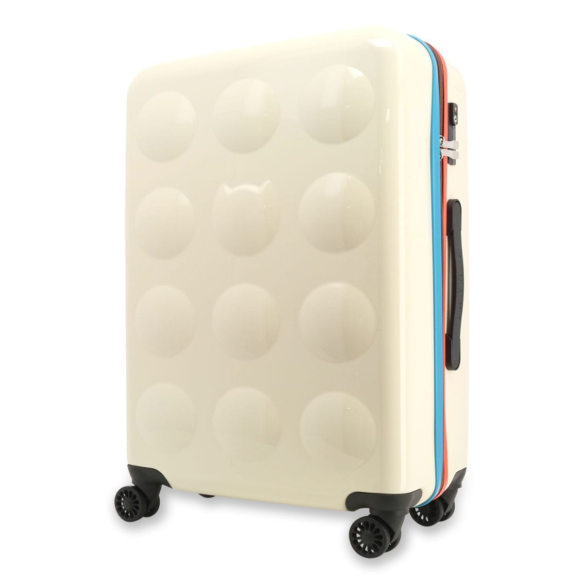 TSUMORICHISATO ツモリチサト キャリー スーツケース 4261 新ネコドットキャリー ホワイト