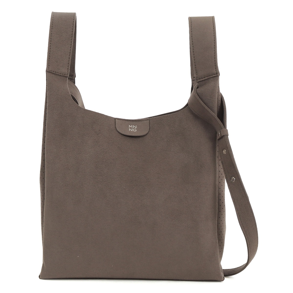 ウルトラスエード 洗える ショルダーバッグ ポーチ付き 2WAY ウーフーミディアムショルダー mononogu もののぐ MNNG モス