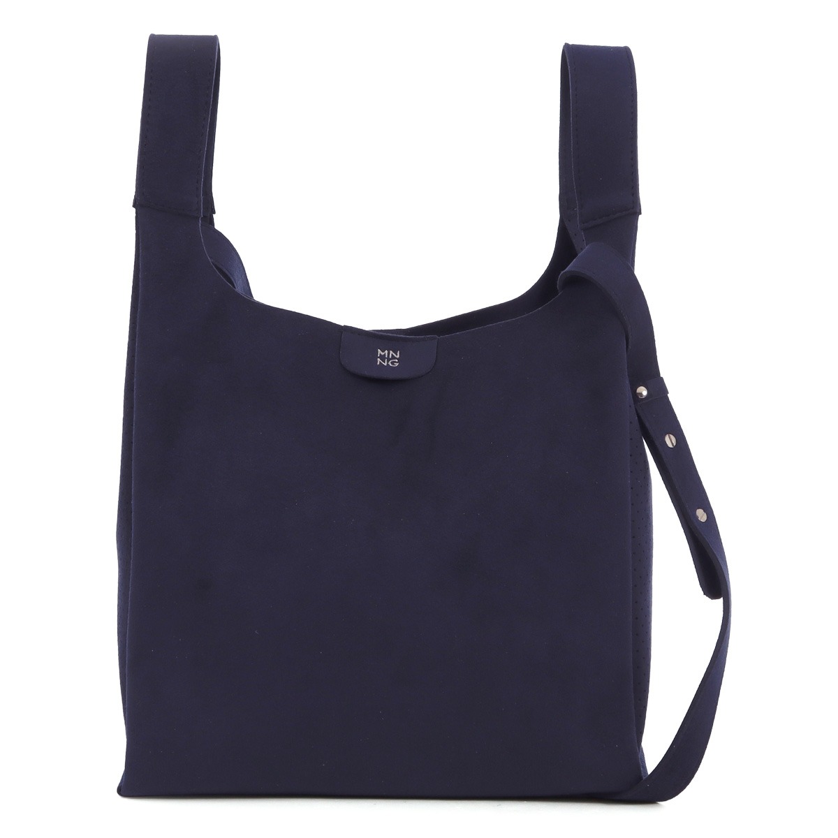 ウルトラスエード 洗える ショルダーバッグ ポーチ付き 2WAY ウーフーミディアムショルダー mononogu もののぐ MNNG ネイビー