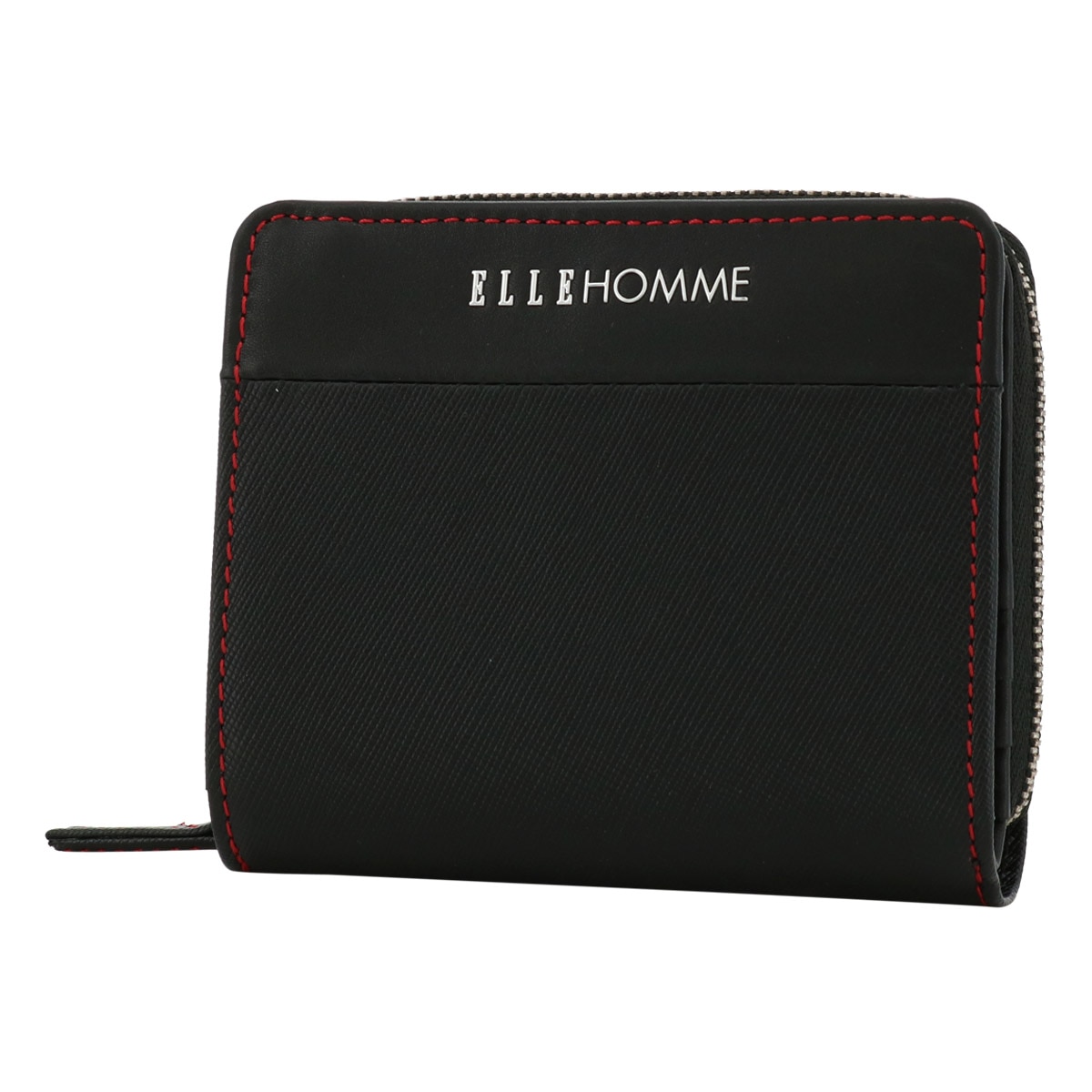 エルオム 二つ折り財布 本革 メンズ マルセイユ XP36290 ELLE HOMME | ミニ財布 牛革 レザー