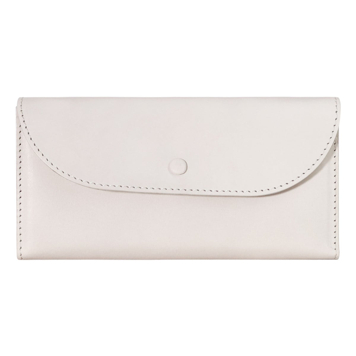 YUFU ユフ 長財布 牛革 フラップ 日本製 YI24-WL-02L ナチュラルレザー 本革 レザー 札入れ 小銭入れ カード入れ お守り ライトグレー