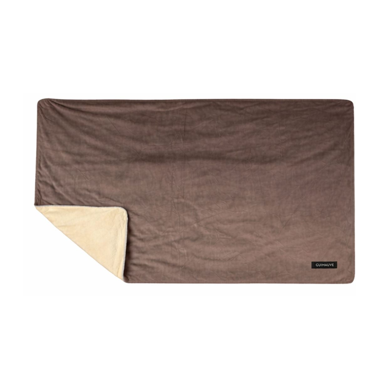 YS port ワイズポート 王様のブランケット ひざ掛け ふわとろ毛布 もこもこ毛布 モコモコ おしゃれ 厚手 ふわふわ 無地 マイクロファイバー GUIMAUVE (L) ブラウン