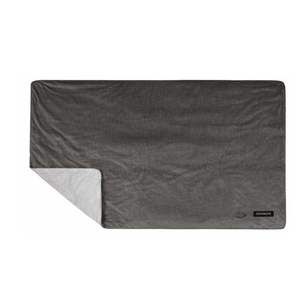 YS port ワイズポート 王様のブランケット ひざ掛け ふわとろ毛布 もこもこ毛布 モコモコ おしゃれ 厚手 ふわふわ 無地 マイクロファイバー GUIMAUVE (L) グレー