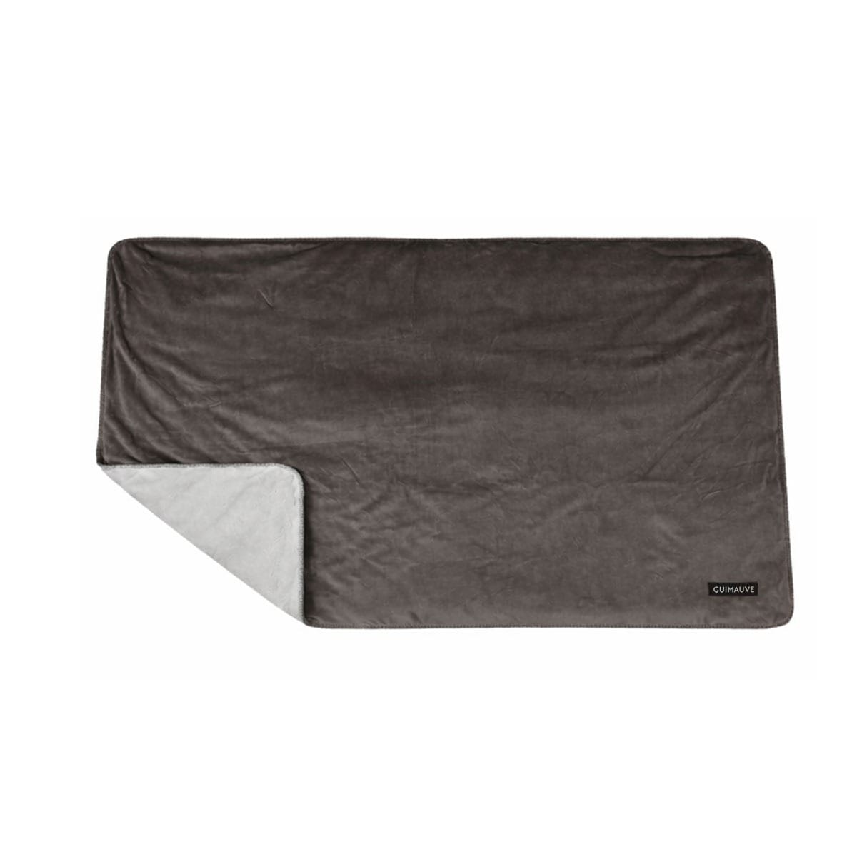 YS port ワイズポート 王様のブランケット ひざ掛け ふわとろ毛布 もこもこ毛布 モコモコ おしゃれ 厚手 ふわふわ 無地 マイクロファイバー GUIMAUVE (M) グレー