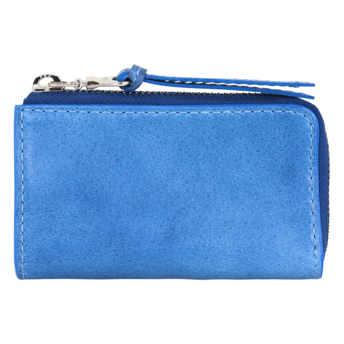 BAGGYPORT バギーポート キーケース 本革 藍染スムース メンズ ZYS093 BAGGY PORT 定期入れ カードケース レザー 牛革 イタリアンレザー ブルー