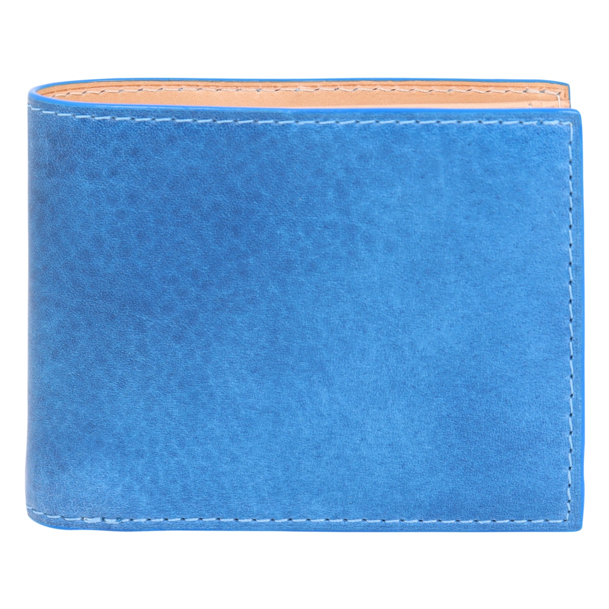 BAGGYPORT バギーポート 二つ折り財布 ZYS098 藍染スムース ブルー