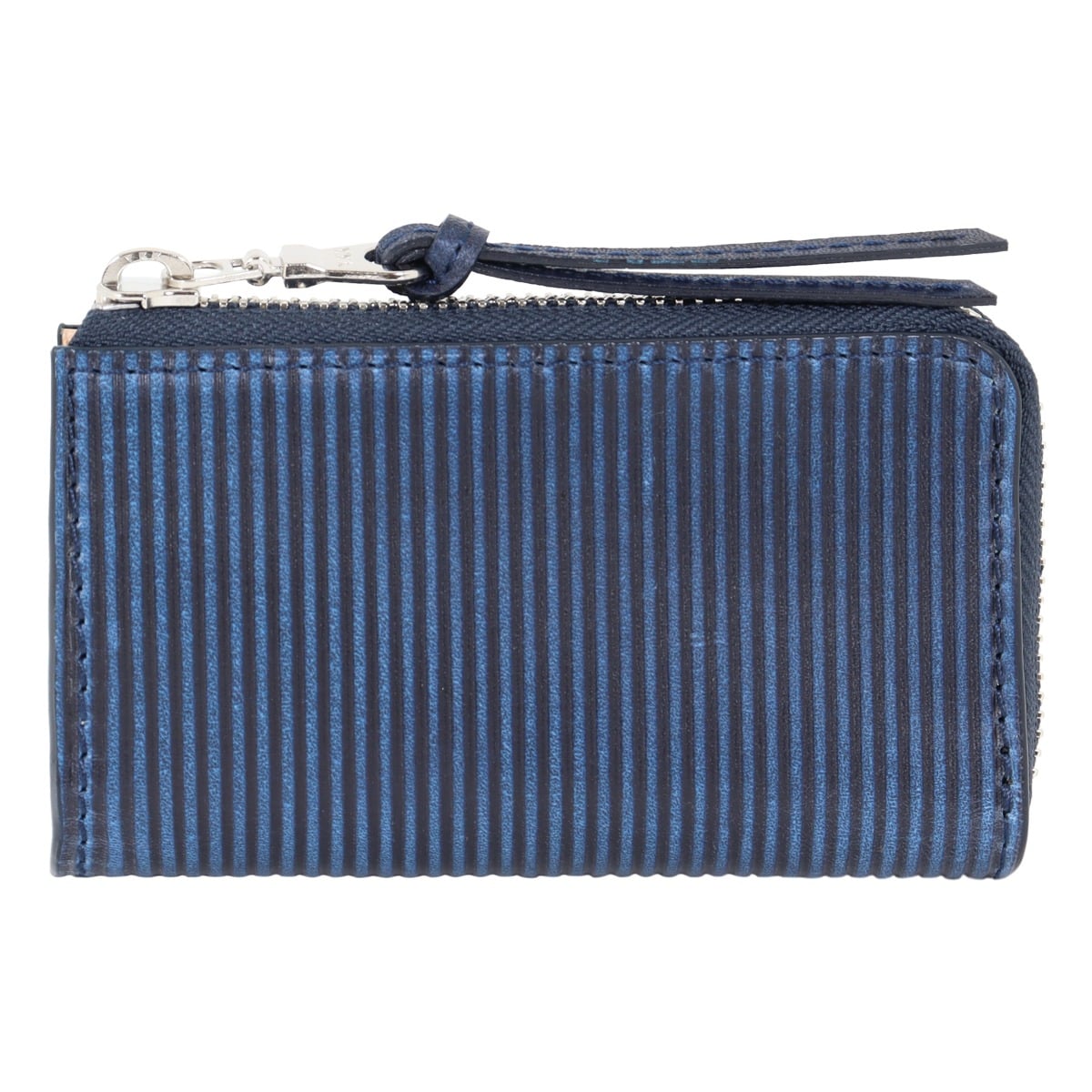 BAGGYPORT バギーポート キーケース 本革 藍染型押しストレート メンズ ZYS293 BAGGY PORT 定期入れ レザー 牛革 イタリアンレザー 型押し ダークブルー