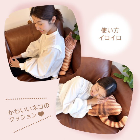 ネコのスマホクッション チャトラ