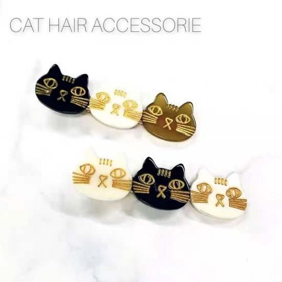 [sugar.C beauty]メイク用ネコヘアクリップ cat hair accessorie　Bタイプ