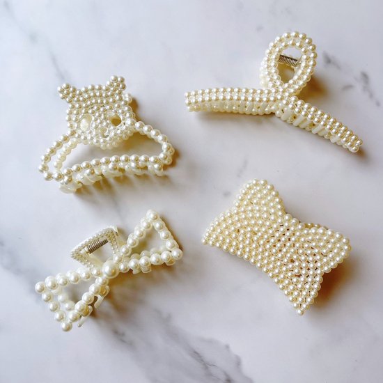 [sugar.C beauty]パールヘアクリップ